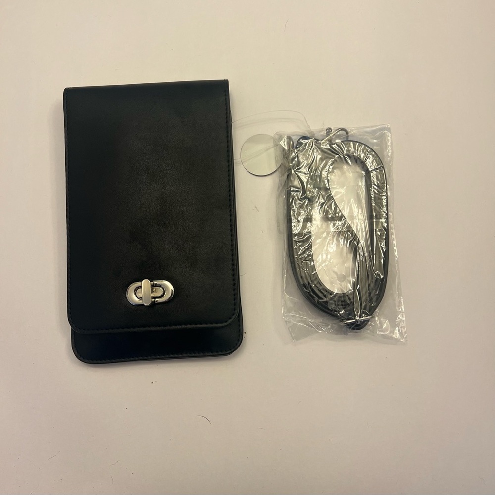 RFID‎ Protected Crossbody leather Wallet